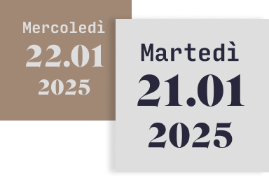 date1 Martedì 21 gennaio 2025